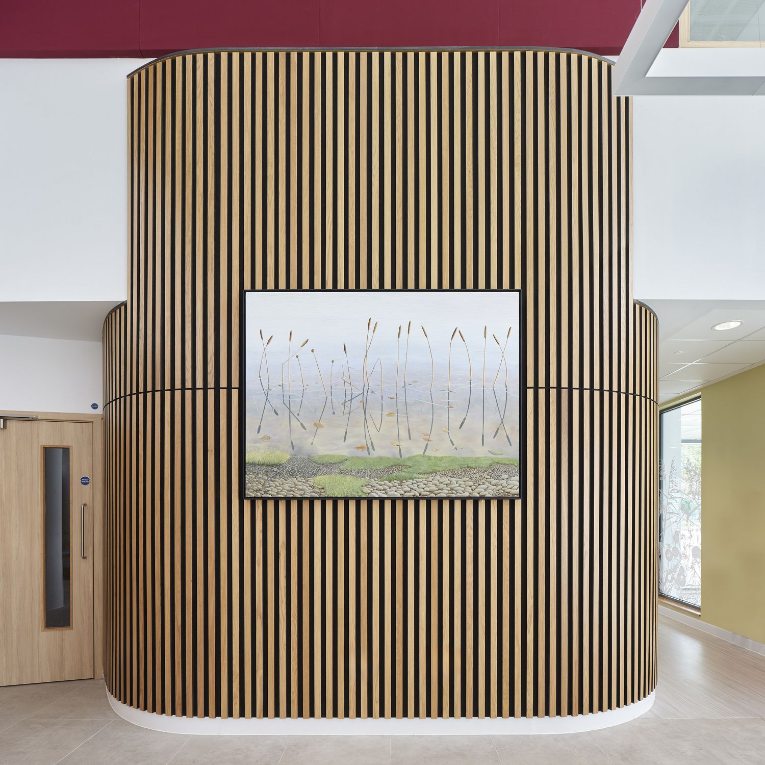 Artwork by Deirdre Dyson in the Main Atrium